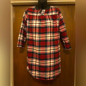 Lands End girls flannel nightgown - size 10